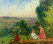 Пейзаж с матерью и ребенком
